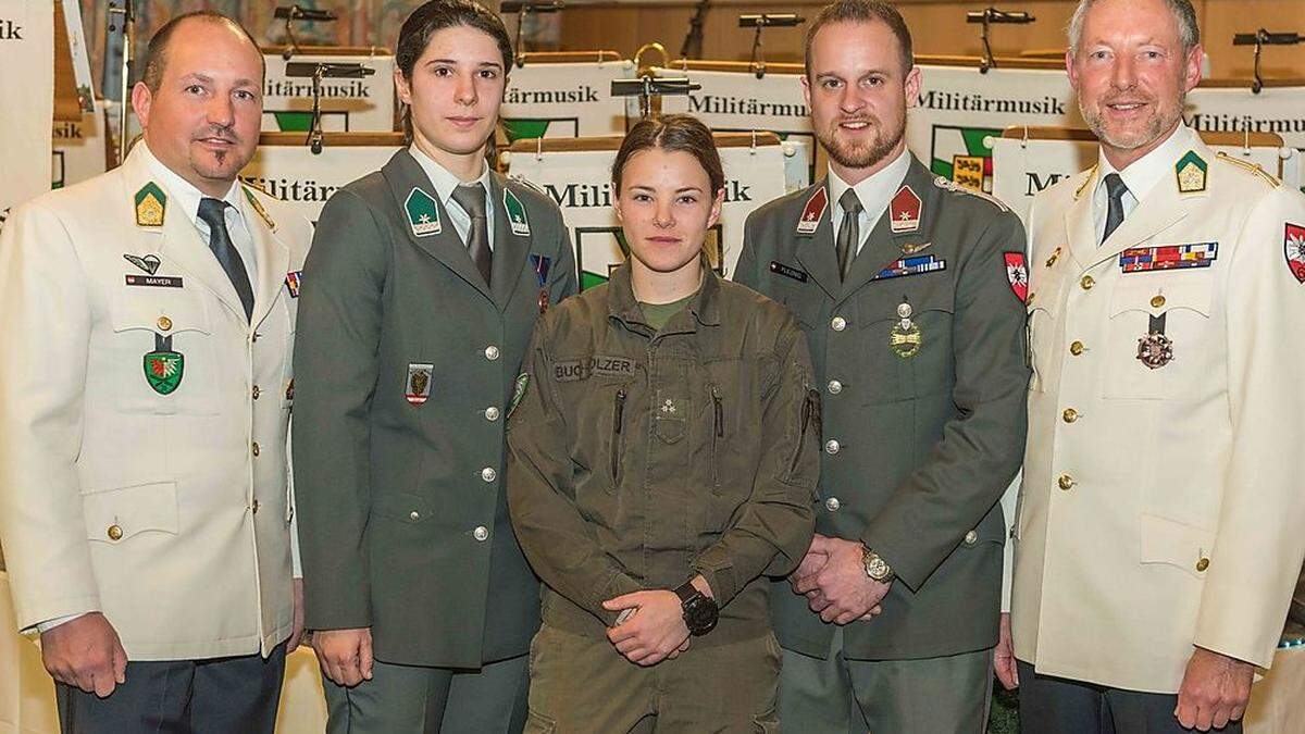 Jürgen Mayer, Alexandra Baumgartner, Michelle Buchholzer, Mario Pliessnig und Rudolf Kury	