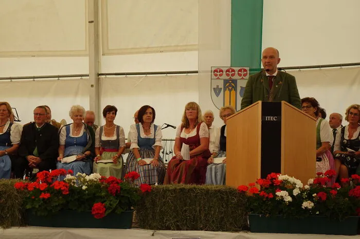 Bürgermeister Bruno Aschenbrenner bei seiner Festrede
