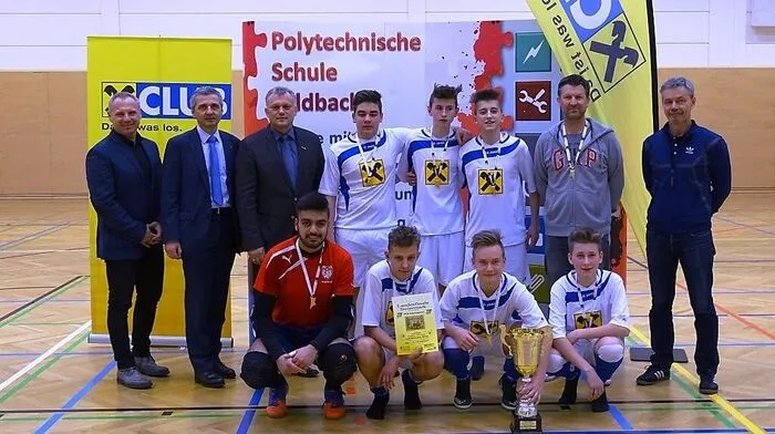 Die PTS Kirchbach wurde Landesmeister im Hallenfutsalcup für Polytechnische Schulen.