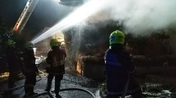 Sieben Feuerwehren bekämpften den Brand