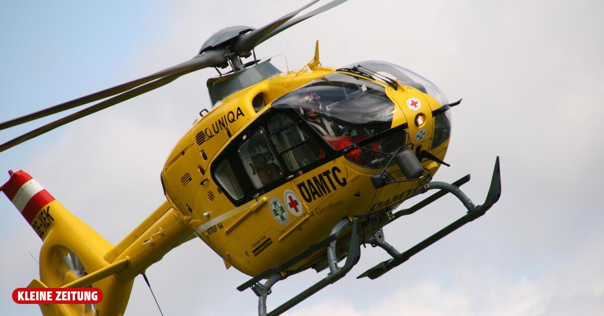 Schwerer Unfall auf der A2: Rettungshubschrauber im Einsatz