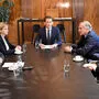 Peter Pilz (JETZT), Beate Meinl-Reisinger (NEOS), BK Kurz, FPÖ-Klubchef Walter Rosenkranz und der stv. SPÖ-Klubchef Jörg Leichtfried