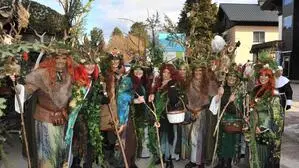 Bestens aufgelegt: Die Waldfeen bildeten eine große, beeindruckende Gruppe