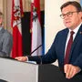 Landeshauptmann Günther Platter und Günter Weiss, Direktor der Universitätsklinik für Innere Medizin