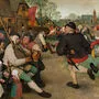 Pieter Bruegel, "Bauerntanz" (um 1568), Kunsthistorisches Museum Wien