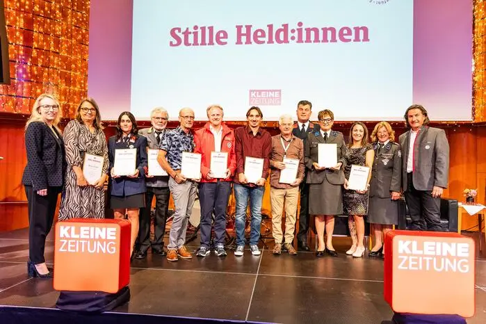 Die „Stillen Heldinnen und Helden“ aus Völkermarkt