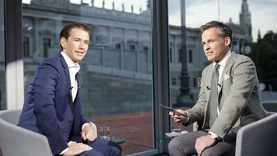 Sebastian Kurz zu Gast bei Tarek Leitner