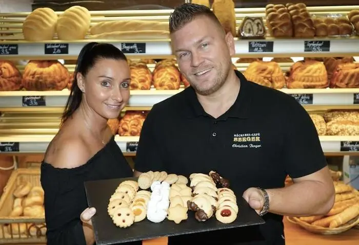 In der Bäckerei Berger werden 15 bis 20 Sorten Kekse angeboten, der Kilopreis liegt bei 45 Euro