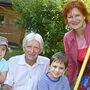 Plank und Neubauer mit den Kindern Milena und Jakob