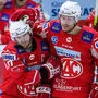 Paul Postma (rechts) und Manuel Ganahl spielen auch nächsten Saison gemeinsam beim KAC