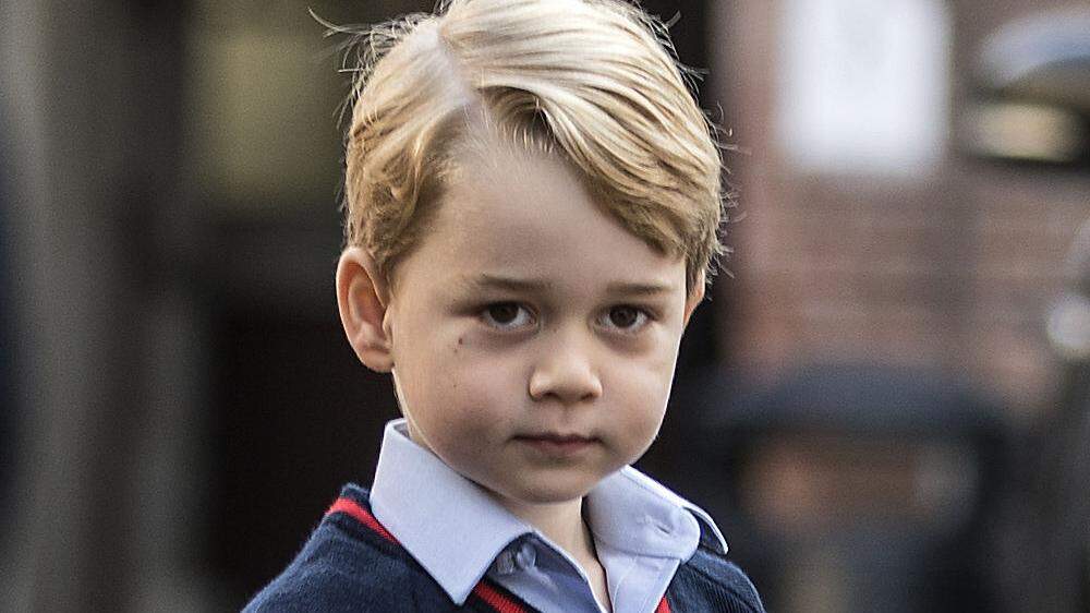 Prinz George an seinem ersten Schultag