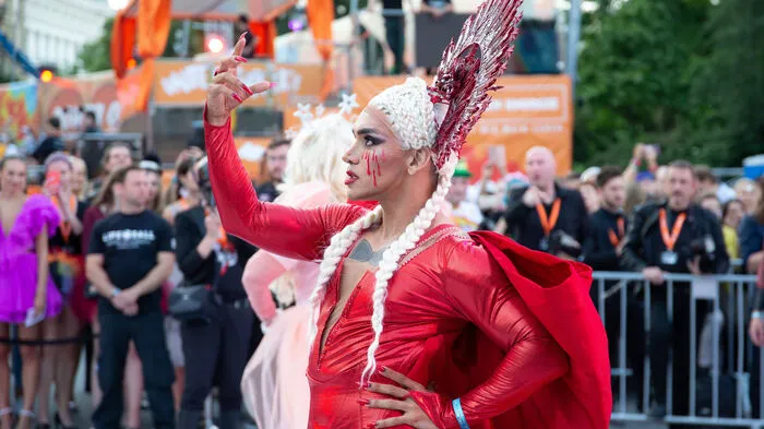 Zahlreiche Paradiesvögel, Promis und Selbstdarsteller ließen sich den letzten Life Ball im Wiener Rathaus nicht entgehen. Zaungästen bot sich ein buntes Bild an Kostümen.