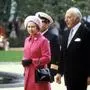 Queen Elizabeth II neben dem deutschen Bundespräsidenten Walter Scheel bei einem Staatsbesuch im Jahr 1978.