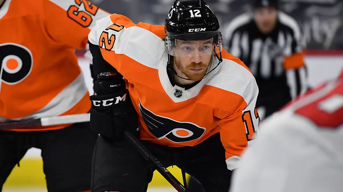 Das Orange von Philly gehört für Michael Raffl der Vergangenheit an