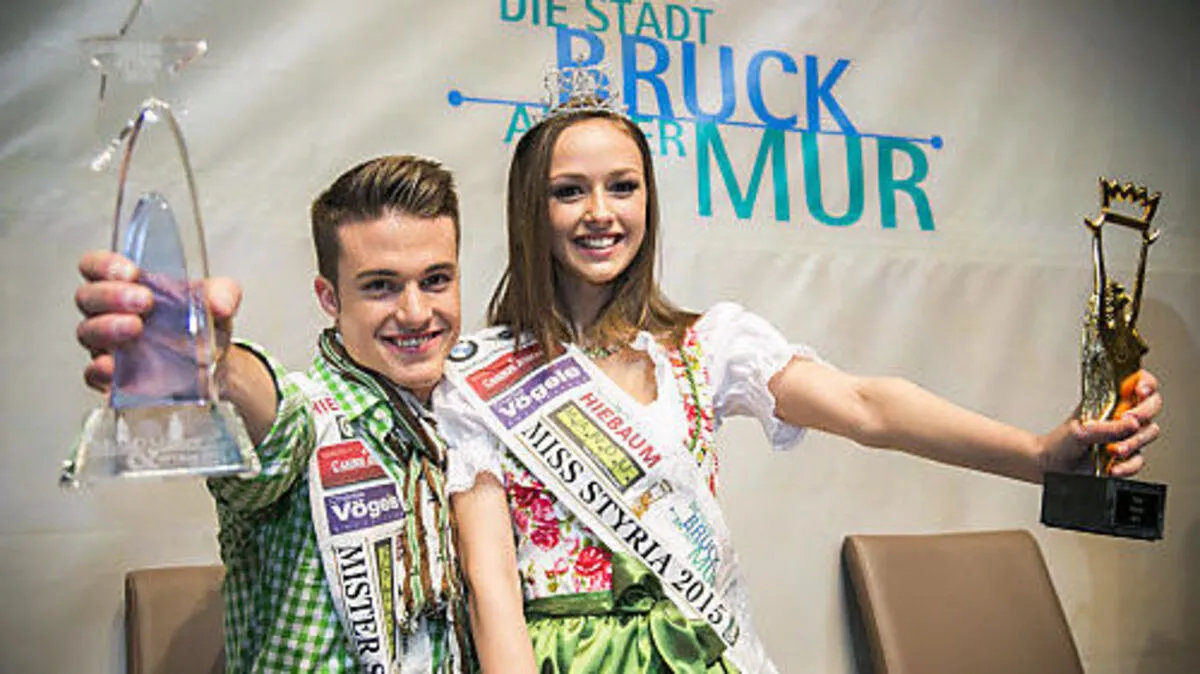 Miss und Miss Styria 2015: Cornela Stangl und Christoph Ranz