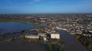Regen ohne Ende: Überschwemmungen in St. Ives in Cambridgeshire 