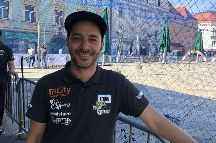 Manfred "Mandy" Herneth vom Veranstalterverein FPV Crew Steiermark, der in Wartberg im Mürztal, seinen Sitz hat.