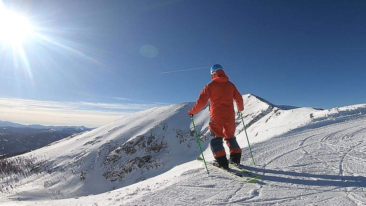 Weiße Pisten auf der Turracher Höhe