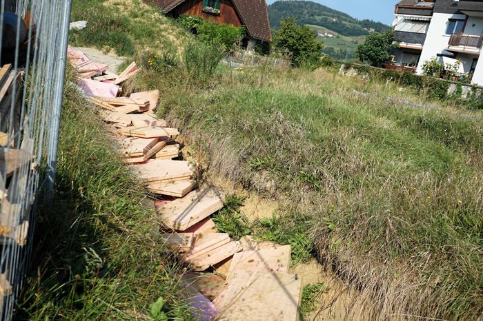 Die Baustelle steht seit mehr als zwei Jahren still