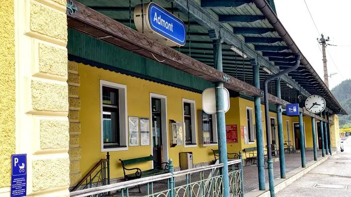 Am Bahnhof Admont sollen wieder mehr Personenzüge ankommen und abfahren