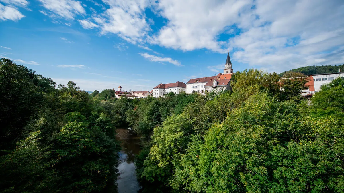 Die Schlucht der Kroka direkt bei Kranj