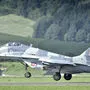 Eine polnische MiG-29 bei der Airpower16