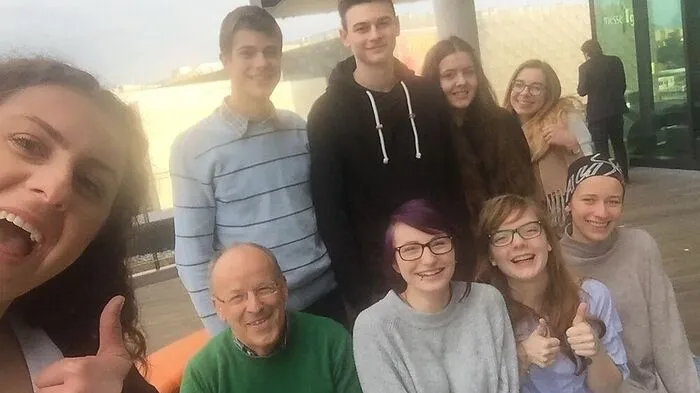 Zeit für Selfies blieb
