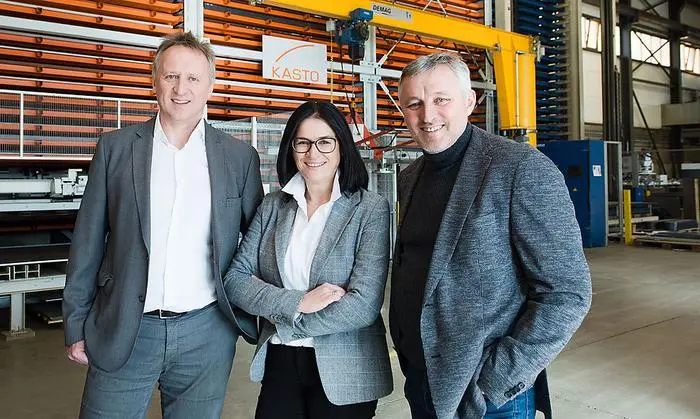 Die Willingshofer Führungsriege: Siegfried (links) und Gerhard Willingshofer und Andrea Feichtenhofer