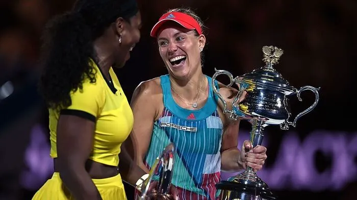 Freundinnen unter sich: Williams mit Siegerin Kerber