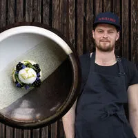8-Hauben-Koch Johannes Schmuck mit dem "Glücksteller"