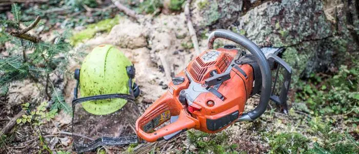 Ein 37-jähriger Mann wurde nach einem Forstunfall bei Eichberg mit schweren Verletzungen in das LKH Oberwart geflogen (Sujet)