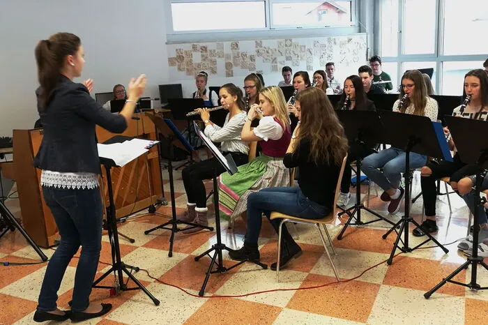 Auch der Musikzweig präsentierte sich.