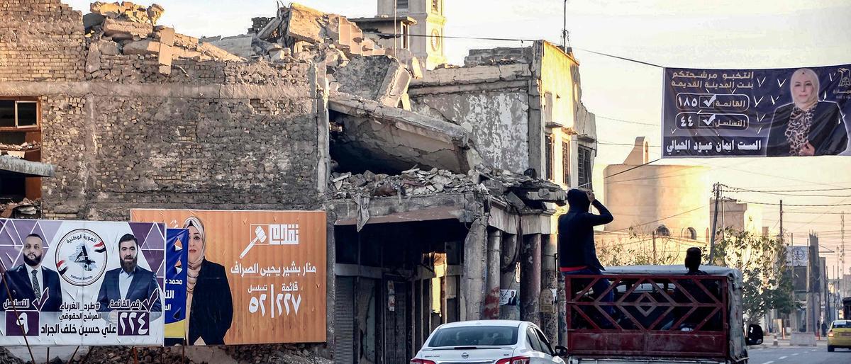 Sieben Jahre nach dem Ende des Kalifats sind die Spuren der Zerstörung in Mossul noch überall sichtbar