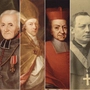 Urban Sagstetter, Jakob Peregrin Paulitsch, Franz Xaver Salm, Johann von Goess, Joseph Kahn und Josef Köstner (von links)