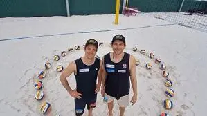 Das Beachvolleyball-Duo bereitete sich in Teneriffa vor