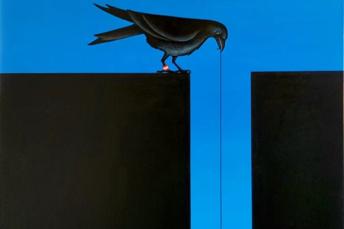 "Leider", Öl auf Leinwand
