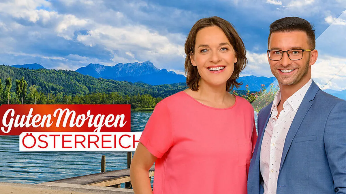 Eva Pölzl und Marco Ventre sagen "Guten Morgen Österreich"