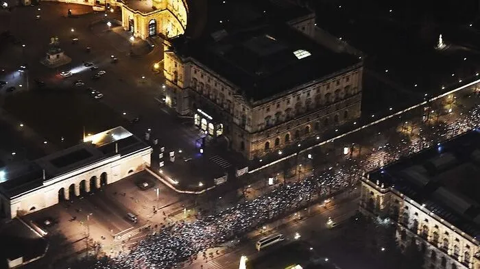 Nur für zehn Minuten wurde die Wiener Ringstraße „besetzt“