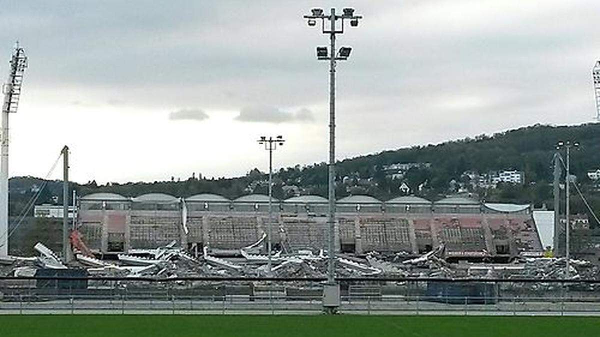 Das Hanappi-Stadion wird abgerissen