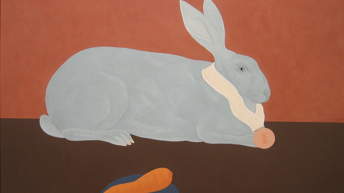 Günter Waldorf, „Sieger aller Klassen“, 1980, Öl auf Leinwand