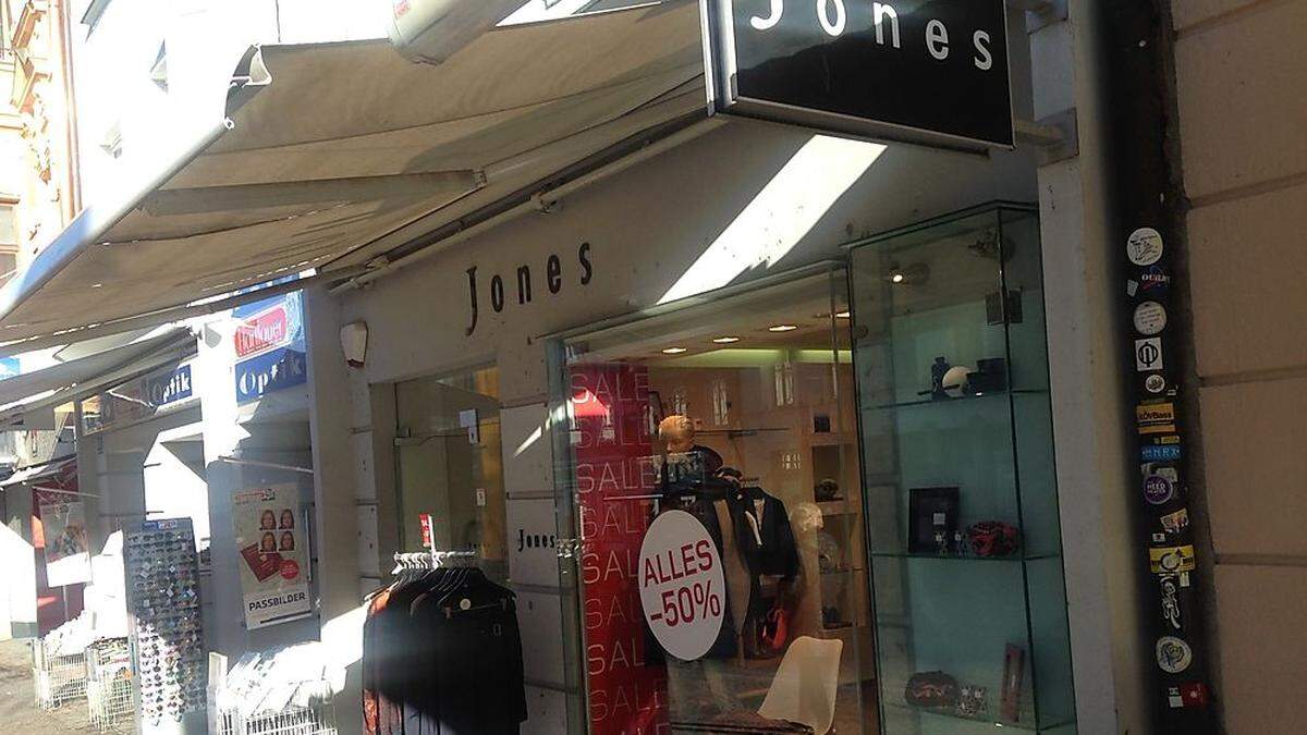 Diese Jones-Filiale am Villacher Hauptplatz schließt