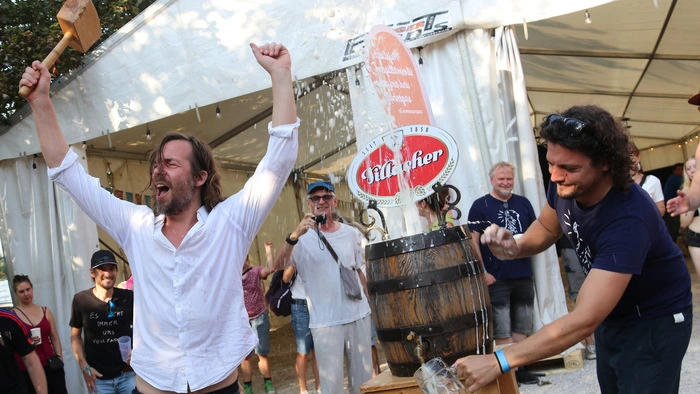 Das Fuzzstock Bergfestival ist eröffnet.