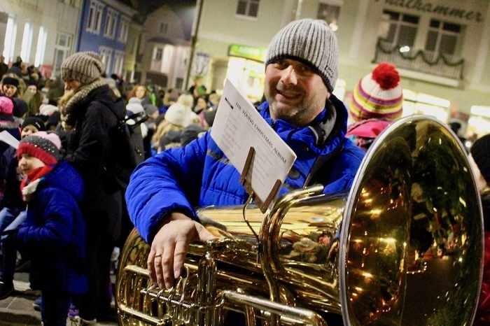 Musikalisch umrahmt wurde die Feierstunde dieses Mal von den Kindergarten- und Volksschulkindern und dem Bläserquartett der Stadtkapelle Friedberg.