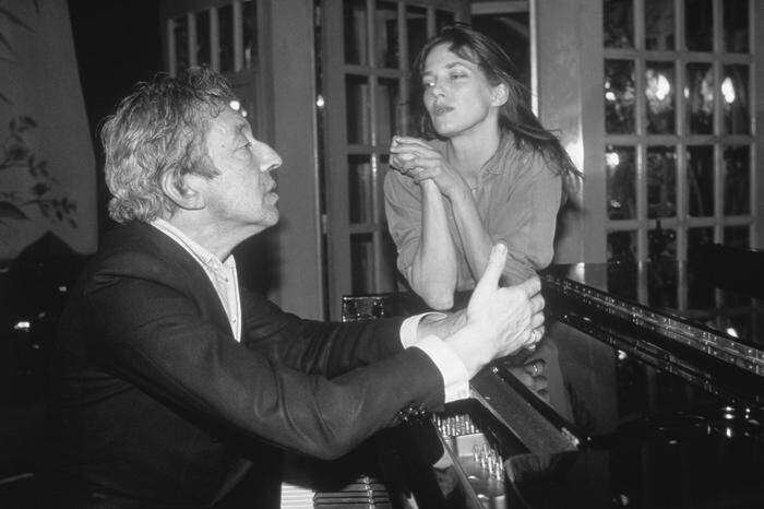 Jane Birkin, mit ihrem Ehemann Serge Gainsbourg 