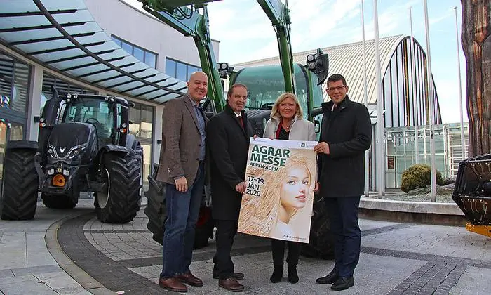 Messe-Chef Bernhard Erler, Landwirtschaftskammerpräsident Johann Mößler, Messepräsidentin Maria-Luise Mathiaschitz und Landesrat Martin Gruber 