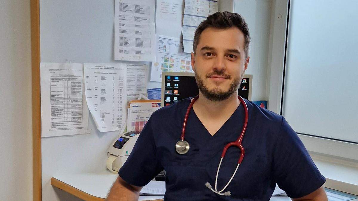 Benjamin Hafner ordiniert seit Anfang Juli als praktischer Arzt in Feldbach
