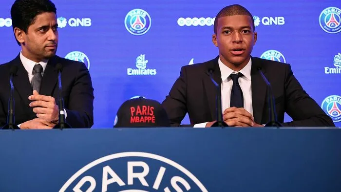 Kylian Mbappe wurde heute bei PSG vorgestellt.