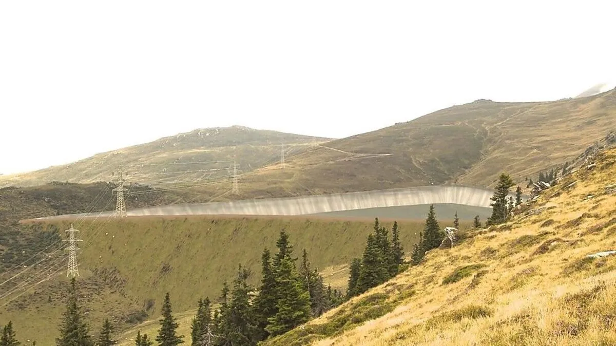 So soll laut den Projektwerbern der obere der beiden Speicherseen aussehen