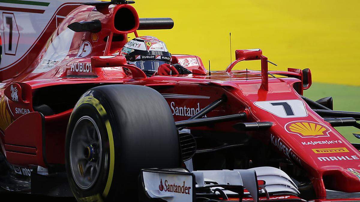 Der Finne Kimi Räikkönen markierte am Samstag auf dem Circuit de Barcelona-Catalunya die Bestzeit 