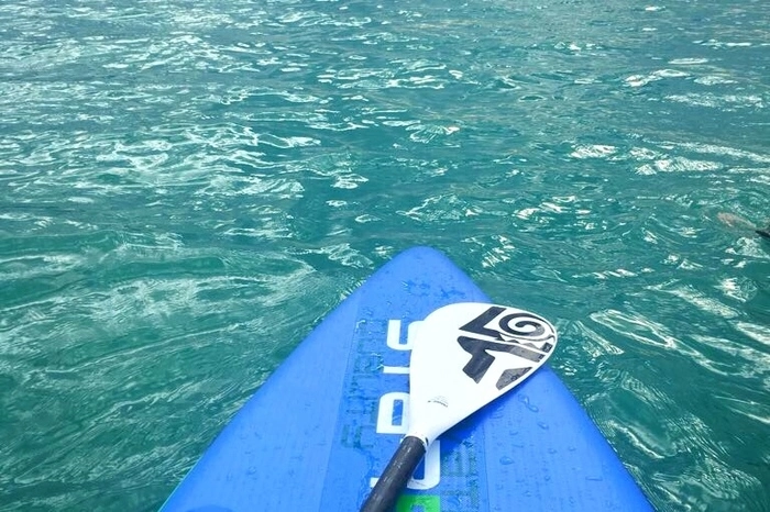 Mit dem SUP über den Wörthersee . . .